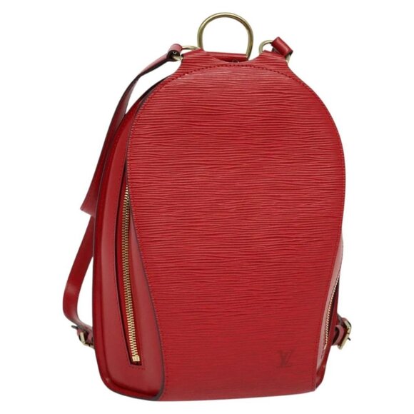 LOUIS VUITTON Epi Mabillon Backpack Castilian Red - Picture 1 of 16